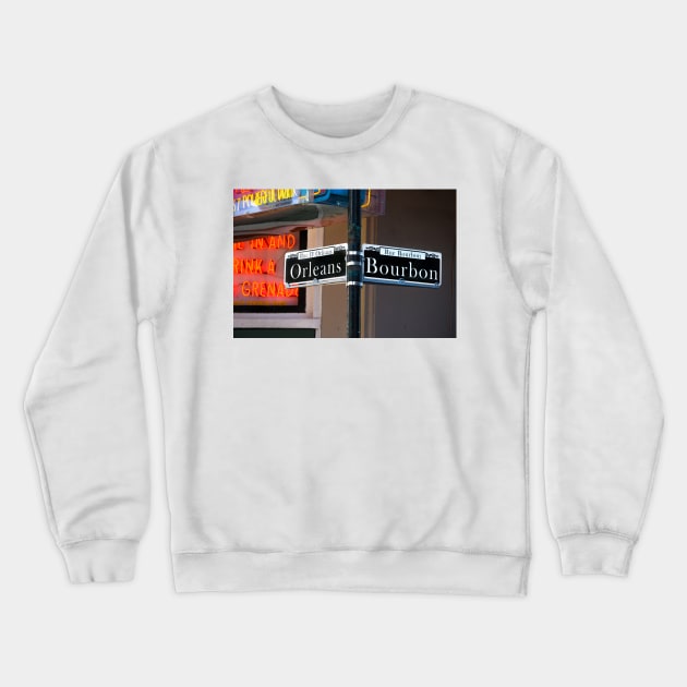 Bourbon and Orleans Crewneck Sweatshirt by jforno